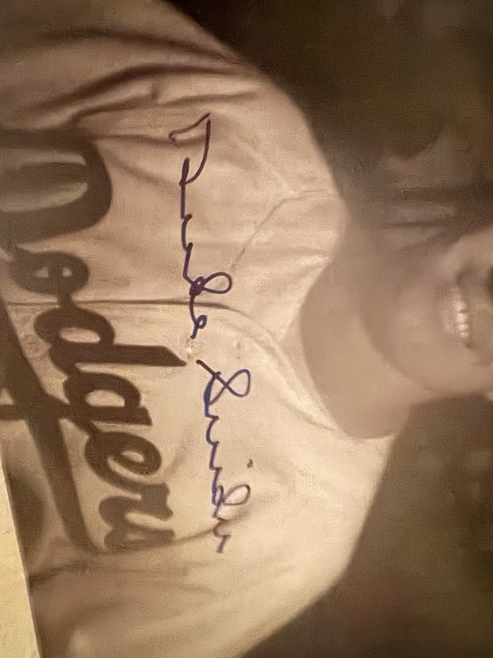 Brooklyn Dodgers Hall Of Fame Duke Snyder Signed 8 X 10 Vintage Starting $.99 - Image 3 of 3