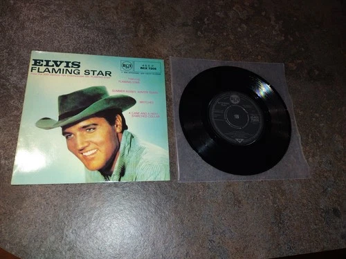 ELVIS PRESLEY - EP- FLAMING STAR- RCA - UK - 45 - RCX-7205 - ROCK N' ROLL