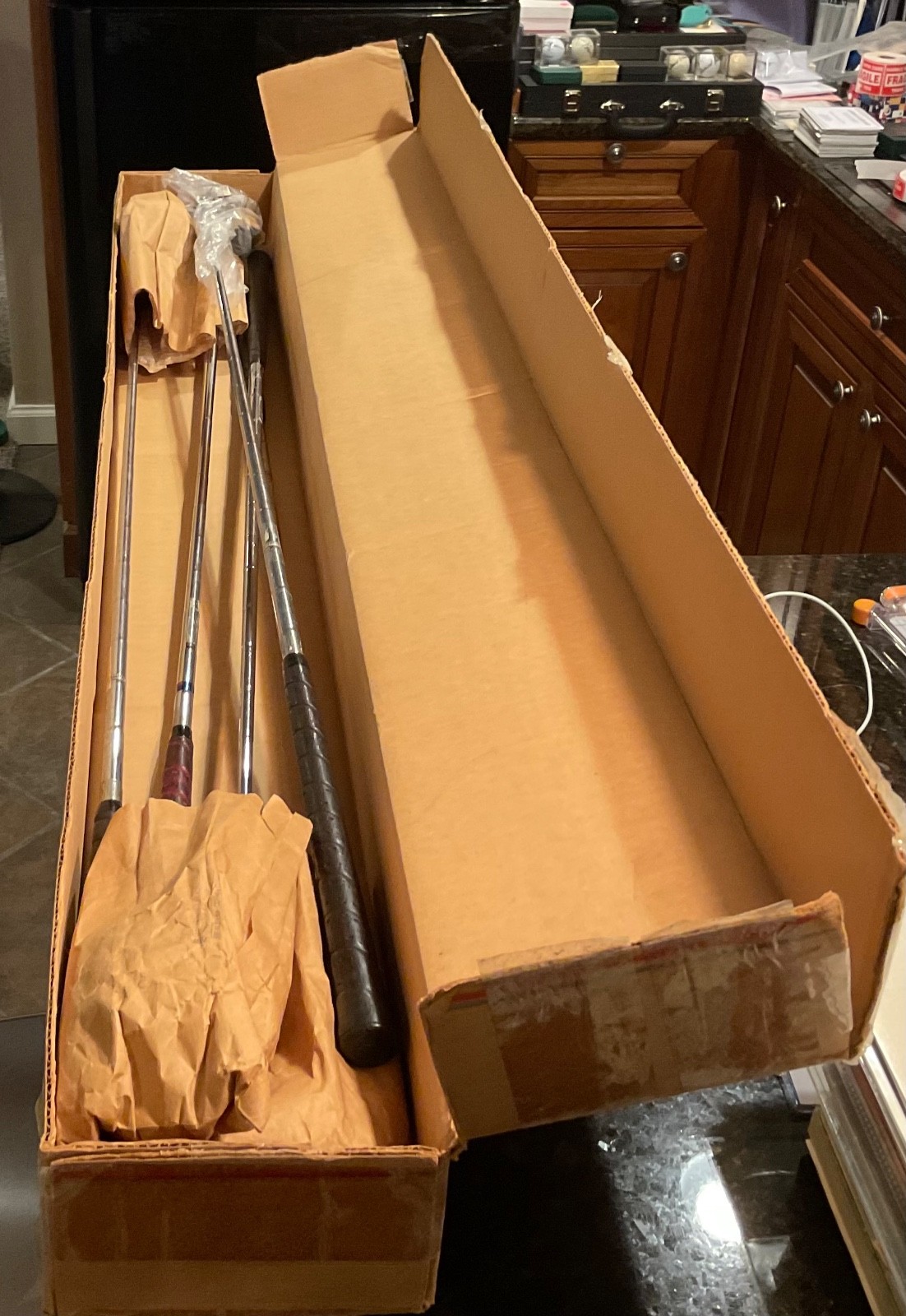 MacGregor Golf Tourney Eye-O-Matic M55W Persimmon 1 2 3 4 5 WOOD SET RH Steel