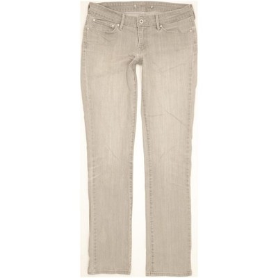Levi's Damen Jeans Grau Straight Slim Stretch W30 L33 (104956)