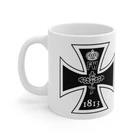WW1 Prussian Iron Cross Ceramic Mug 11oz | Frederick William Prussia King 1813
