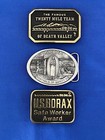 Twenty Mule Team Sentinels of Safety Safe Worker Award US Borax Belt Buckles