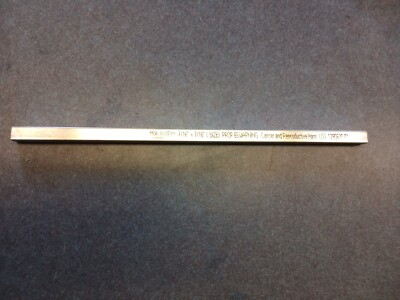 Mak-A-Key Sq Key Stock Zinc Plated Steel 7/16'' x 7/16'' x 12'' Lot #1290679-01 (5)