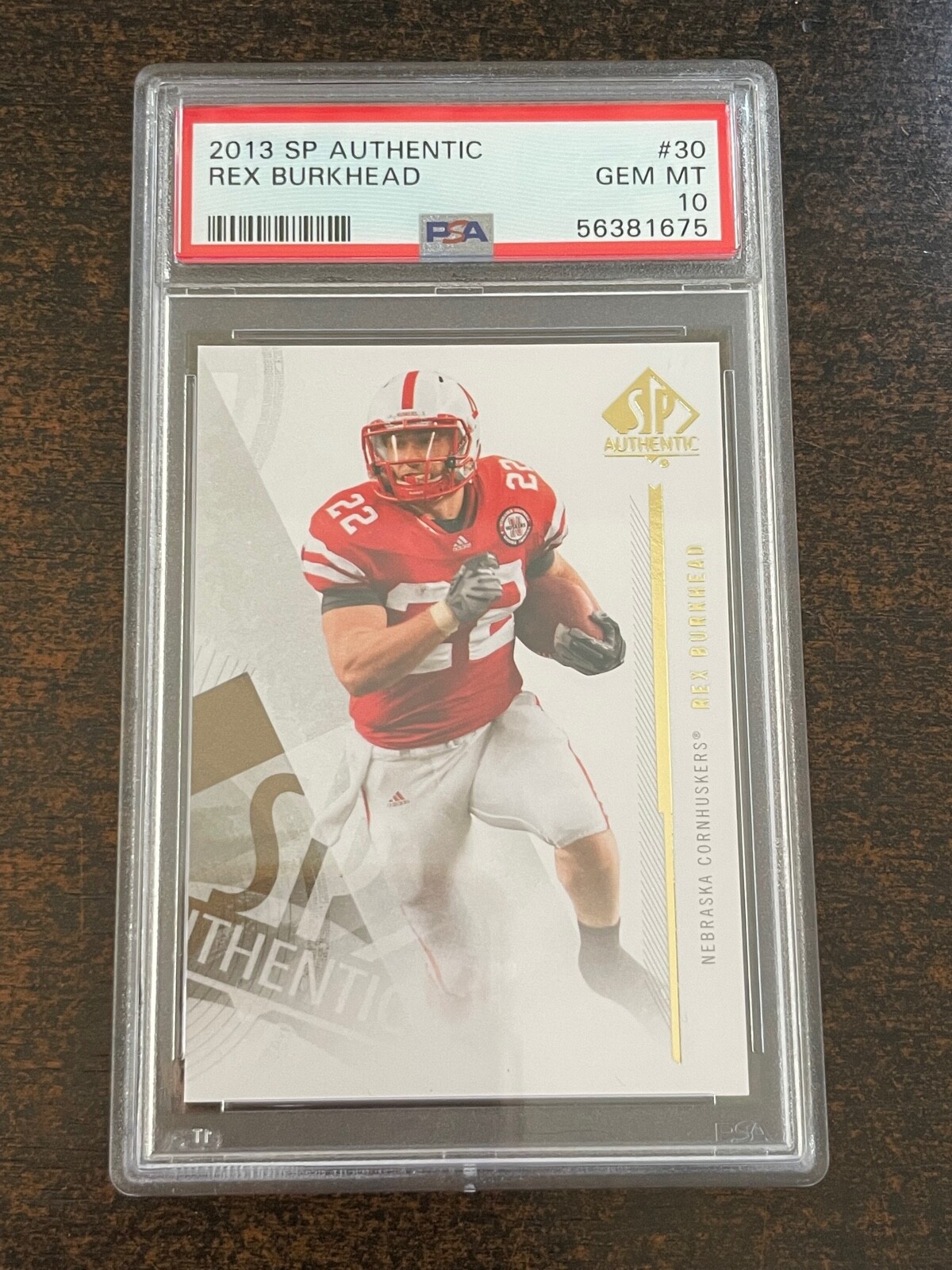Rex Burkhead SP Authentic #30 Base