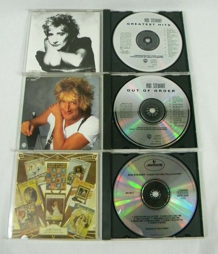 Rod Stewart 3 Discs 3 Albums Assorted Albums Rock Music CD Lot Set Free Shipping - Picture 5 of 12