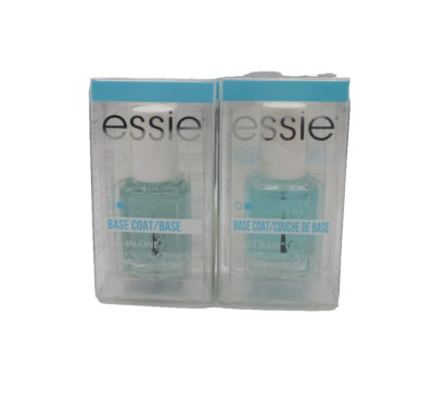 Set /2 Essie Base Coat All In One & First Base Nail polish ~ 0.46 oz x 2 BNIB