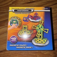 Magformers Building Set 48 pieces Magnetic Shapes New, Sealed 