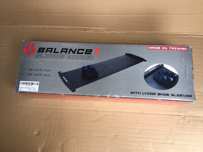 Balance 1 Sliding Board w/ Lycra Shoe Sleeves Exercise Fitness Workout 70'' Model