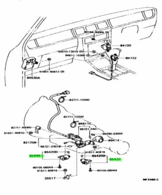 TOYOTA LAND CRUISER PRADO Solenoid Transmission Genuine JDM OEM