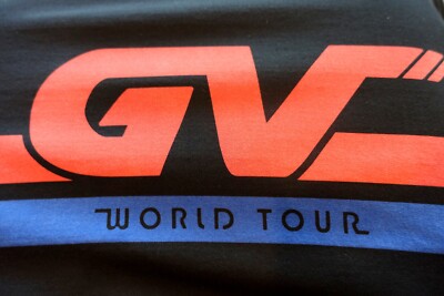 GIVENCHY SHIRT XXL world tour logo black 2xl xl cuban fit regular