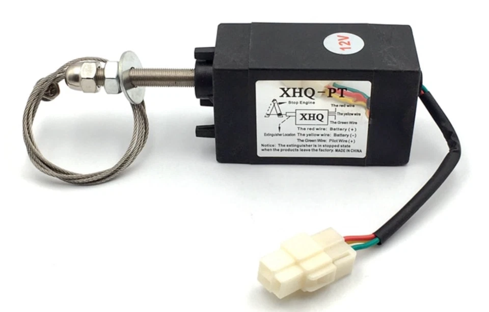 MARKENLOS Stopmagnet Solenoid Absteller Abstellmotor Magnetventil 12V ETR Stellmotor