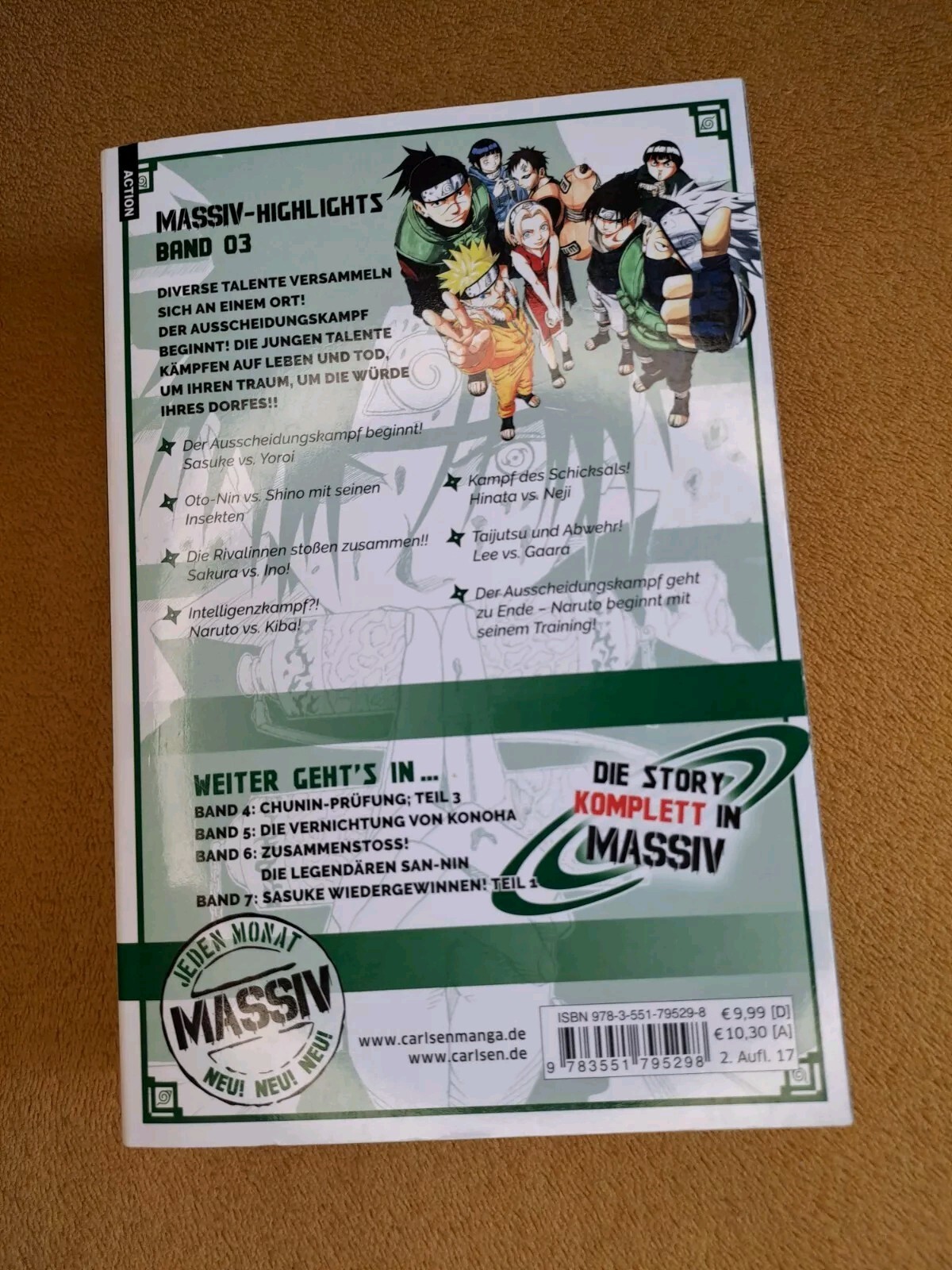 Thumbnail - Naruto Massiv 3 Von Masashi Kishimoto (2017, Manga)