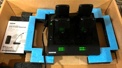 Shure MXWNCS4 Networked Charging station with Qty. 4 MXW6/C-Z10 boundary mics