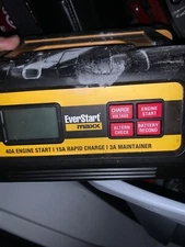 EverStart Maxx 15 Amp Battery Charger and Maintainer with 40 Amp Engine Start