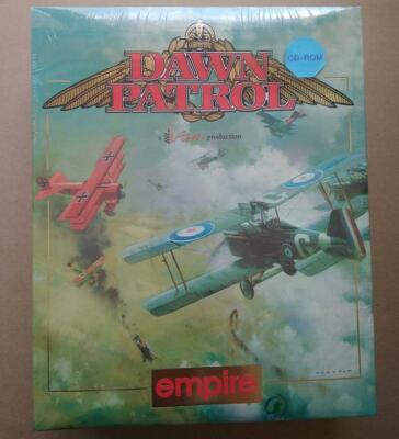 Jeu PC Dawn Patrol - Big Box Édition White Label FR, 1994, Simulation, Très Bon État