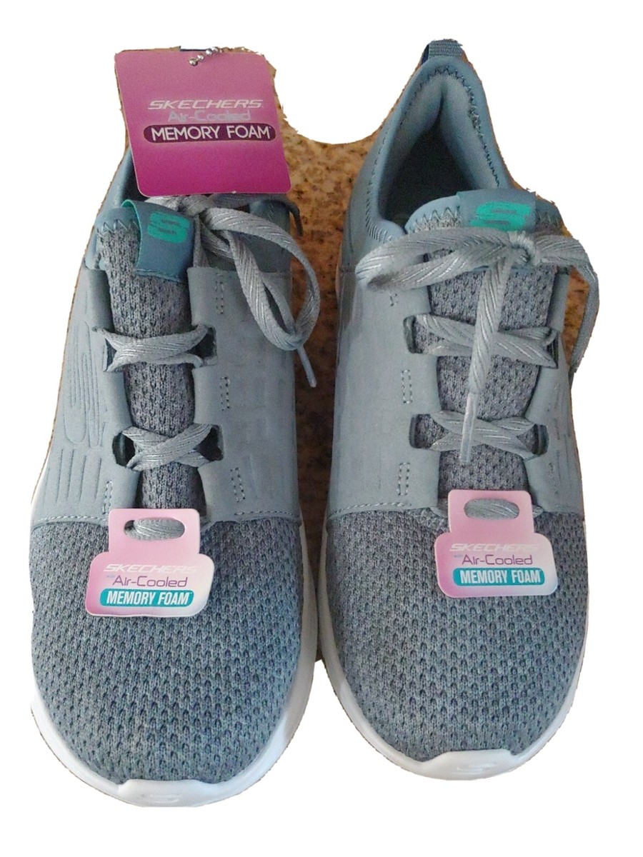 Skechers Air Cooled Memory Foam フラットシューズ SKECHERS Men's Air-Cooled Memory Foam Sneaker Shoes ~ Black