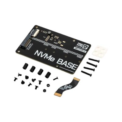 NVMe Base for Raspberry Pi 5 M.2 HAT PCIe Extension Board M.2 2230 to 2280 Su...