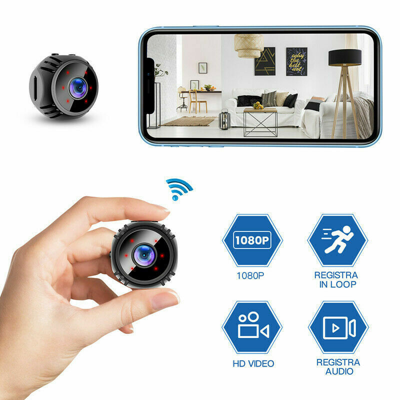 HD 1080P Wireless Wifi Mini Camera IP Home Security DVR Night Vision ...