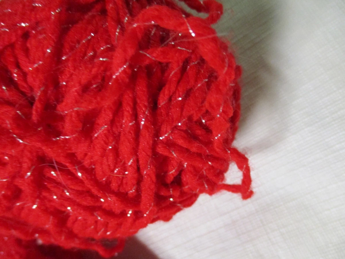 Red cheap wool thread