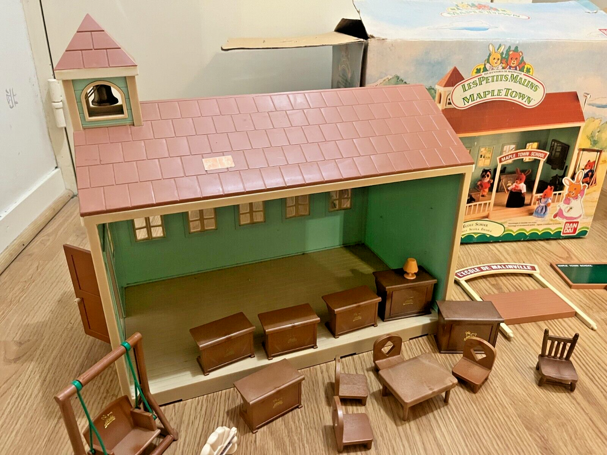 École Maple Town / Malinville – Bandai 1986, Vintage, Pour Pièces