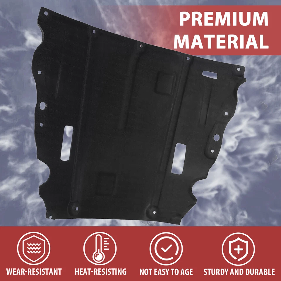 Protector contra salpicaduras bajo cubierta del motor delantero apto para Ford Fusion 2013-2020 #FO1228126 Foto 4 de 4