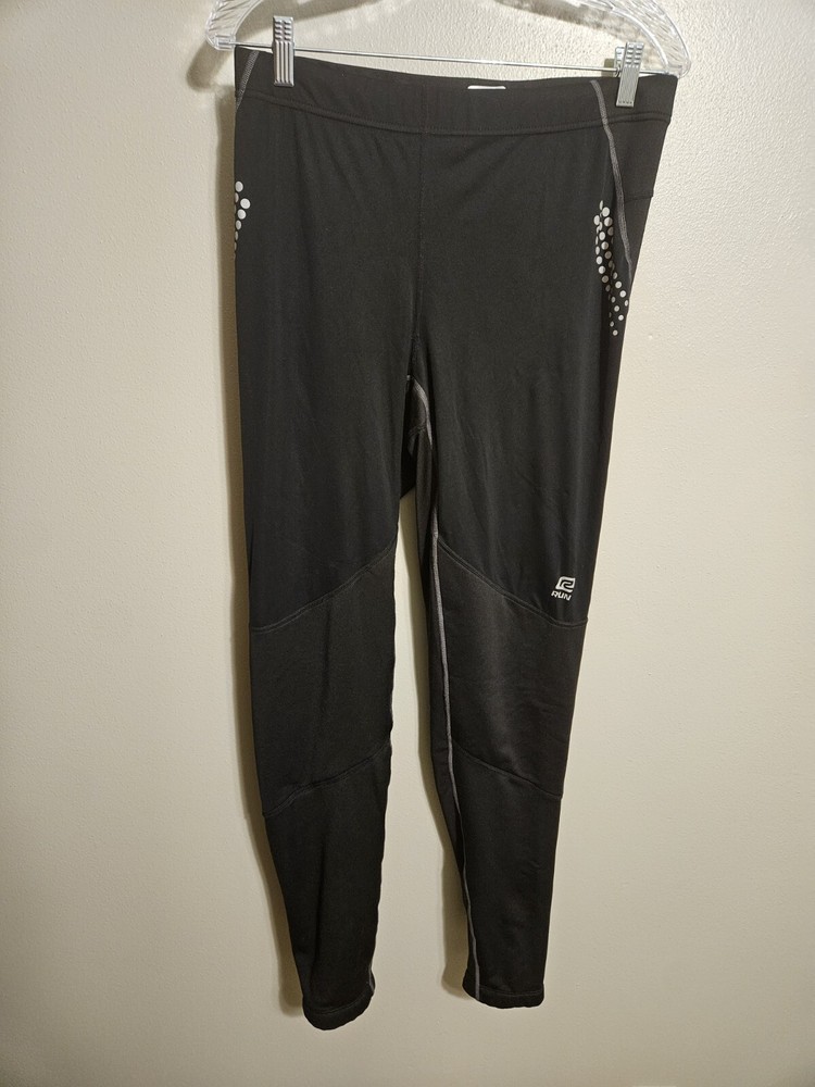 Roadrunner Mens Compression Sport Tights with Ankle Zip for Jogging Training