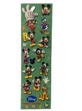MICKEY MOUSE Clubhouse Stickers 18pc Disney Donald Duck Minnie Goofy Gloves
