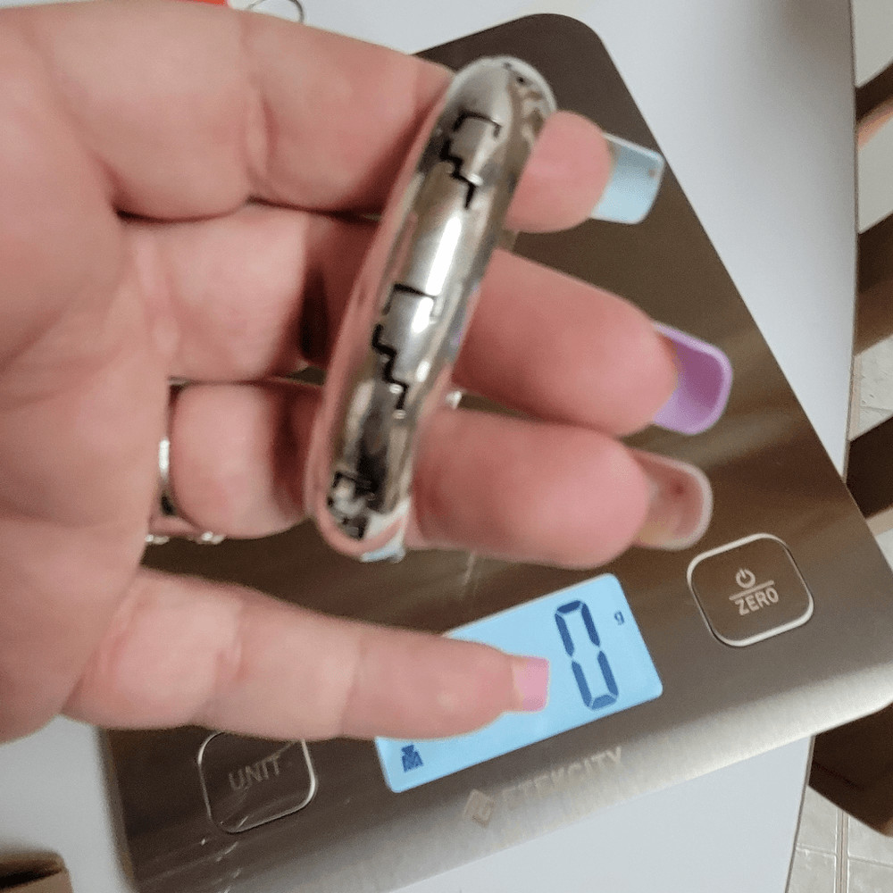 TAXCO MEXICO SOLID 925 HINGED BANGLE BRACELET wit… - image 9