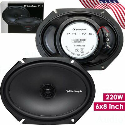 Rockford Fosgate R168X2 220 Watts 6