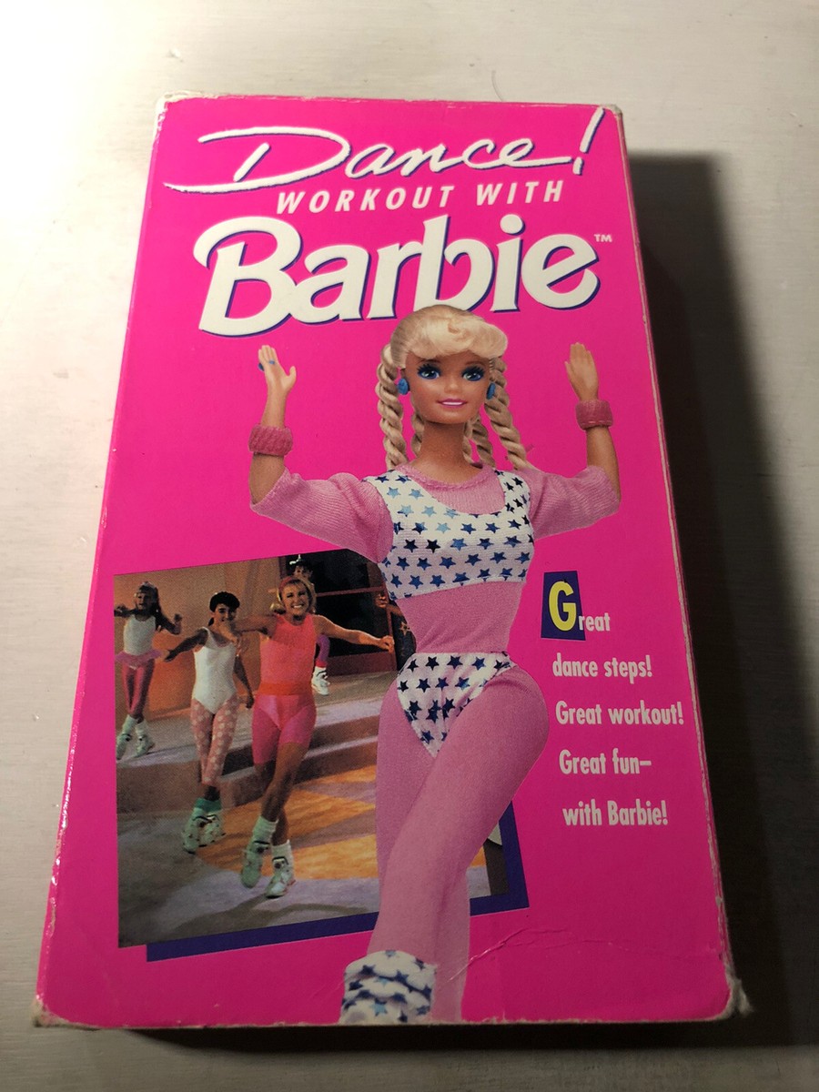 Dance! Workout With Barbie (1992) VHS Exercise Step Dance Jennifer