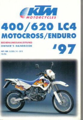1997 KTM 400 620 LC4 Motorcycle Owners 