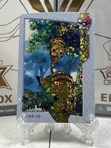 Pokemon Anime collection Pocket Monsters Vintage Vending Machine Holo sticker - Picture 6 of 9