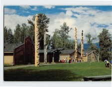 Postcard Ksan Hazelton Canada