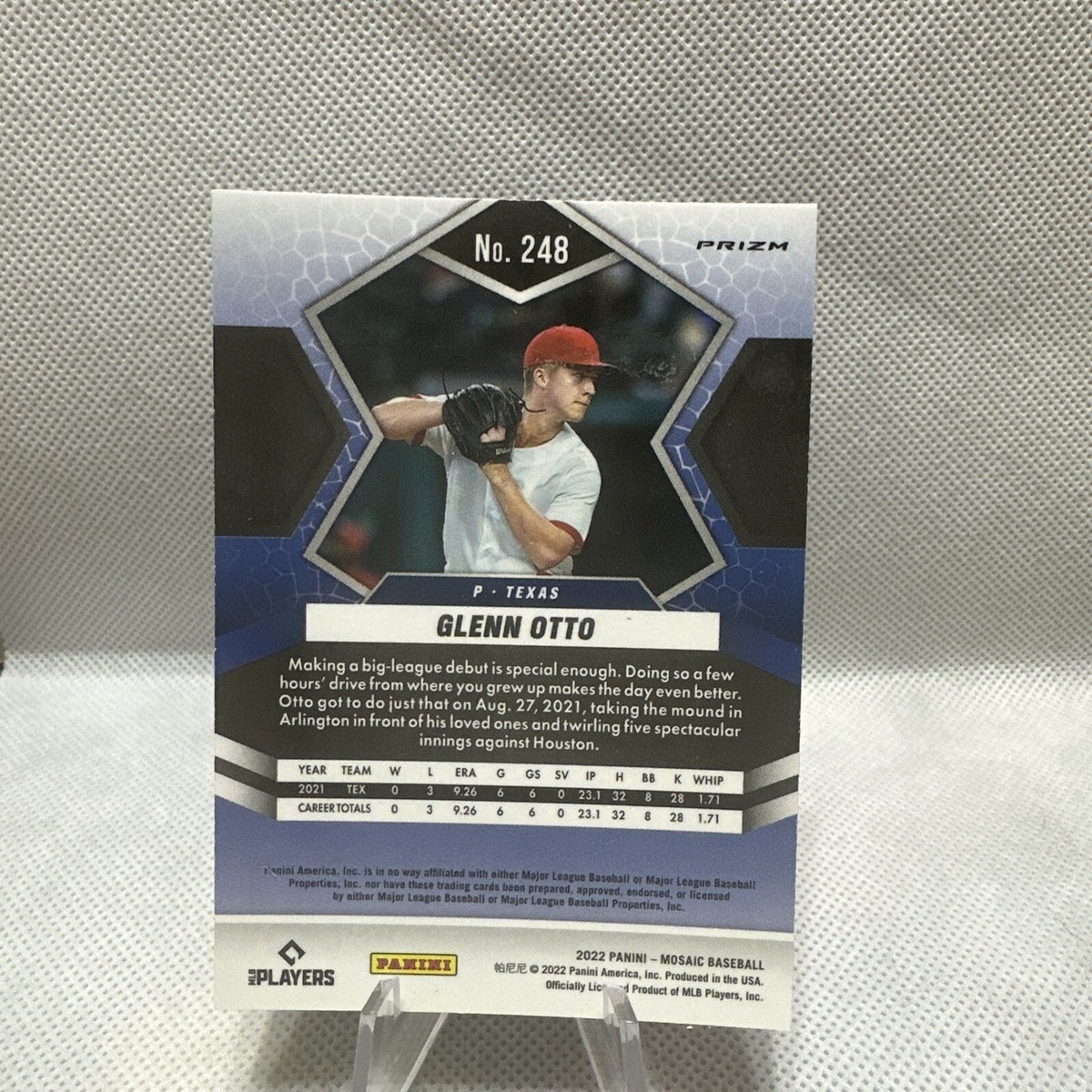 2022 Panini - Mosaic Baseball Glenn Otto No. 248 RC | eBay