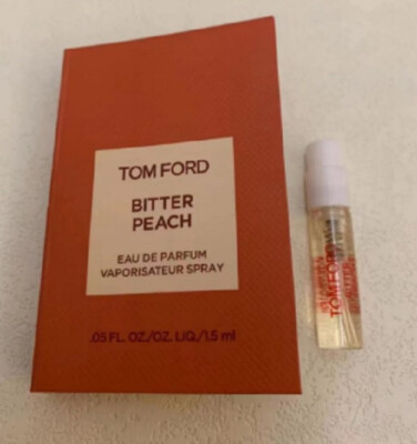 Bitter Peach Tom Ford women perfume men cologne Carded Vial SAMPLE Travel Parfum