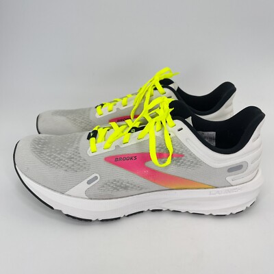 Brooks Launch GTS Running Shoes Gray White 1203741B148 Women’s Sz