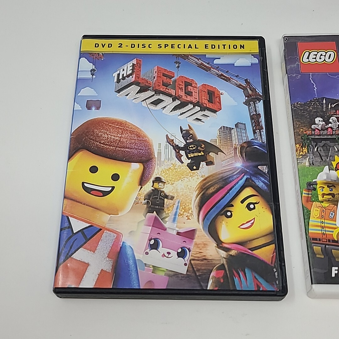 Lego DVD Lot The Adventures of Clutch Powers and Lego Movie Kids