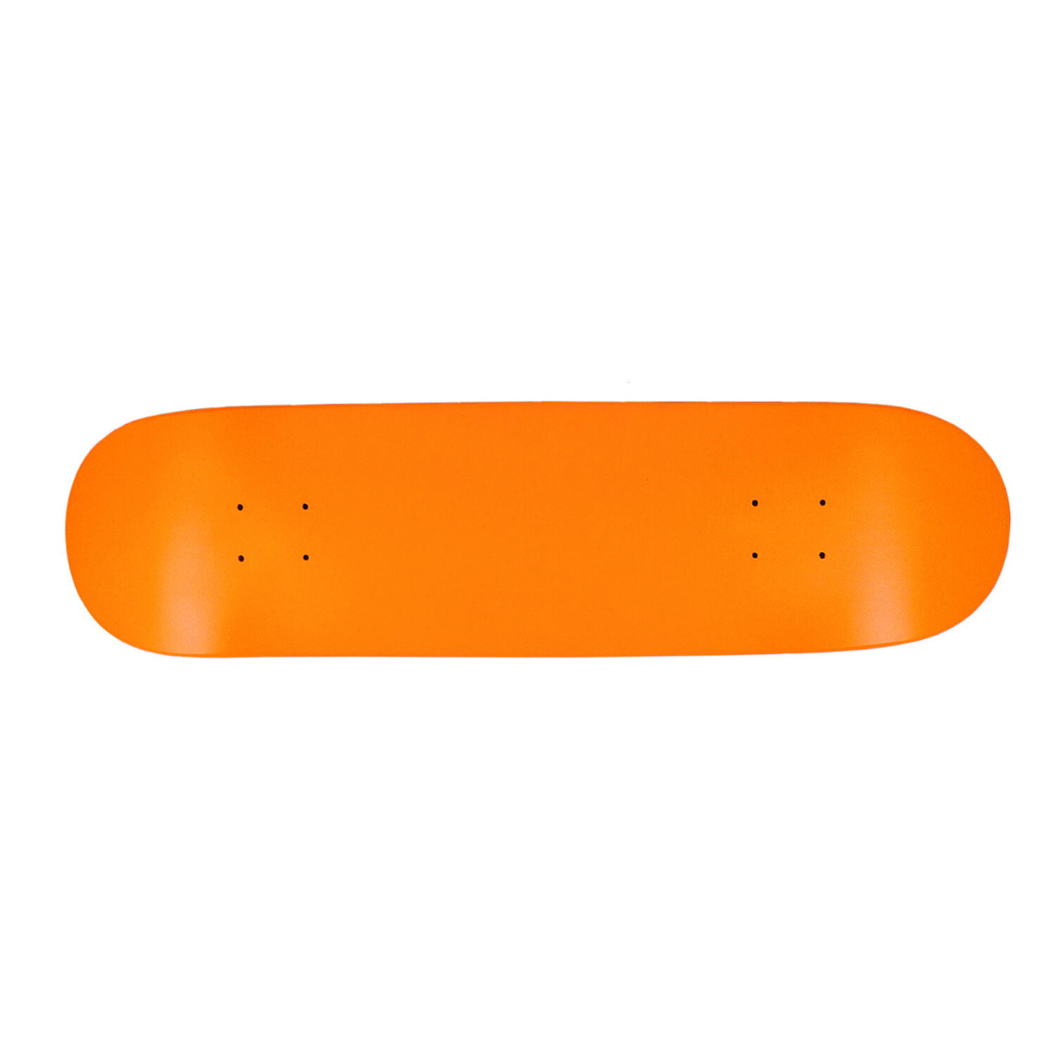 Moose Blank Skateboard Deck Neon Orange 8.0"