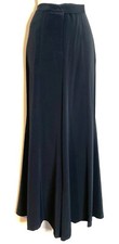 Giorgio Armani Black Wide Leg Palazzo Pants 48 12 NWOT Pockets LUXURY