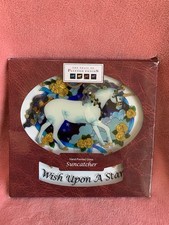 Joan Baker Trail Of Painted Ponies UNICORN Hand Painted Glass SUNCATCHER *Boxed*
