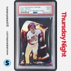 2014 BOWMAN CHROME #FDC-MTR MIKE TROUT FIRE DIE CUT REFRACTOR PSA 9