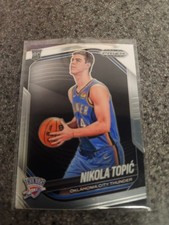 2024-25 Panini Prizm Black Basketball Nikola Topic Base RC