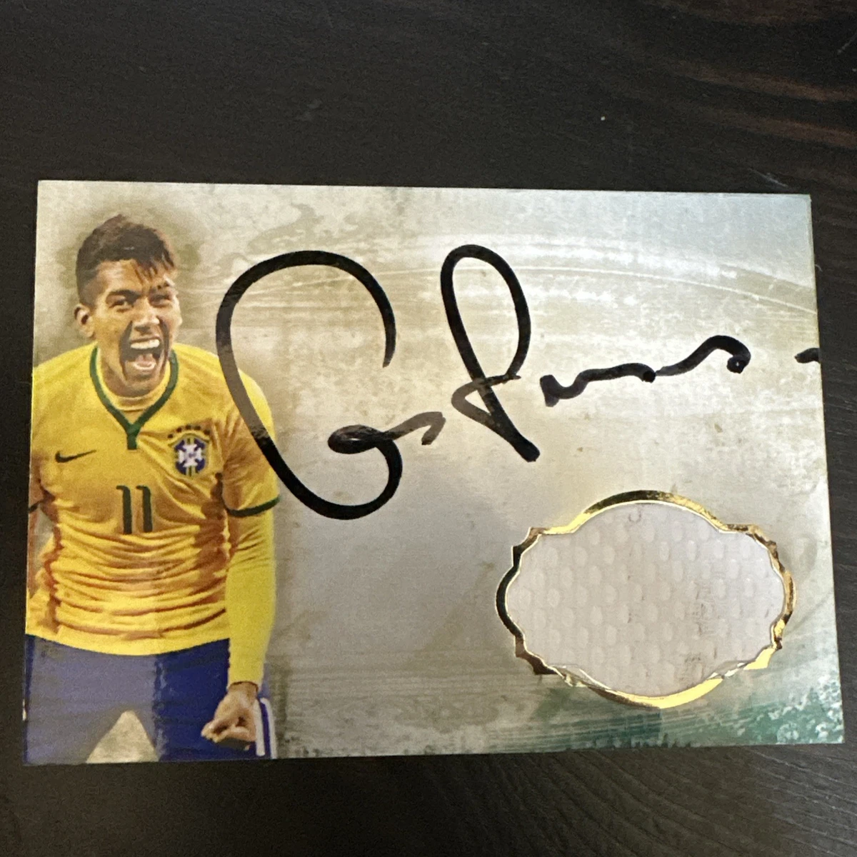 リバプール　フィルミーノ　サイン入りパネル Roberto Firmino Trading Cards for sale | eBay