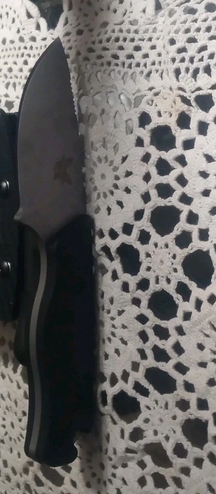 Benchmade Hidden Canyon Black Scales And Kydex Sheath With Firestarter Rod - Image 4 of 4