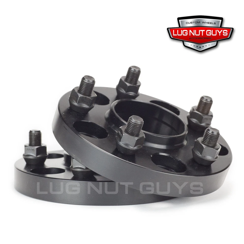 2 Wheel Spacers 5x114.3 Hub Centric 20mm Black Fits Ford Mustang 2015-2019 - Image 2 of 2
