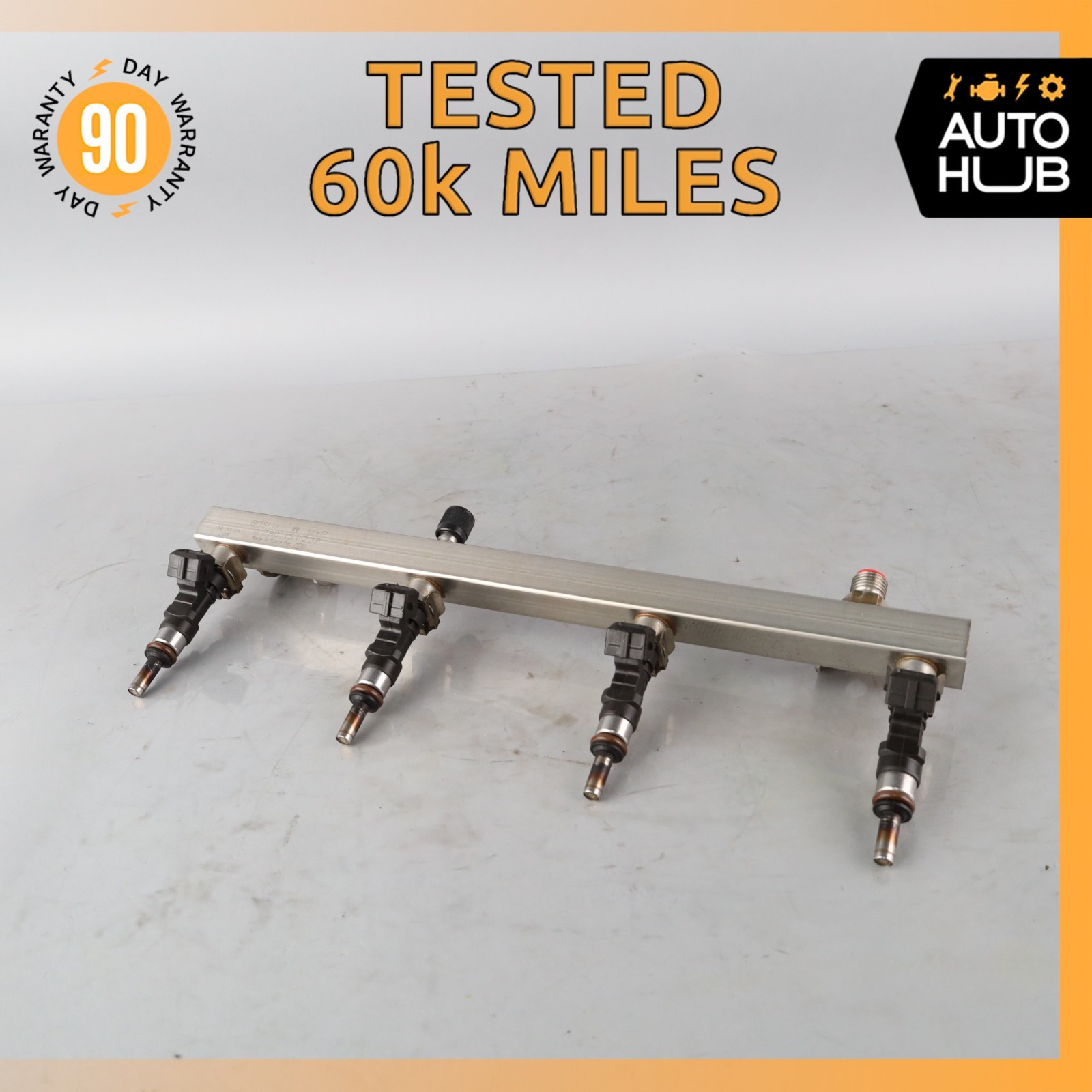 Maserati GranTurismo M145 Fuel Injection Rail Line w/ Injectors Right Side OEM
