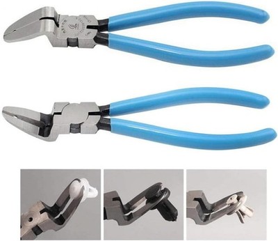 Diagonal Cutting Pliers Wire Flush Cutters Car Push Retainer Rivet Trim Clip ...
