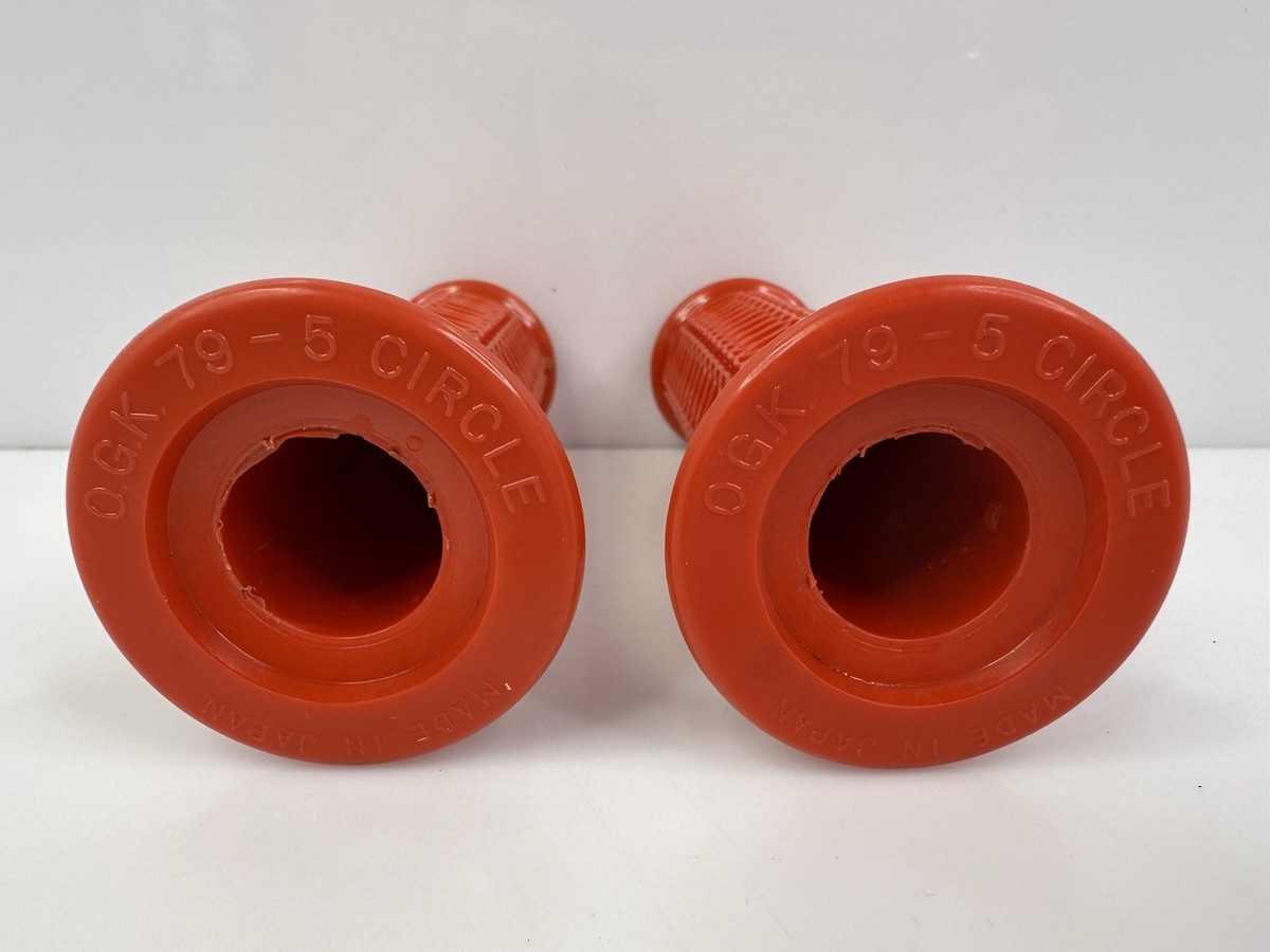 Rare Vintage 1970's OGK 79-5 Circle BMX Racing Grips Red Japan | eBay