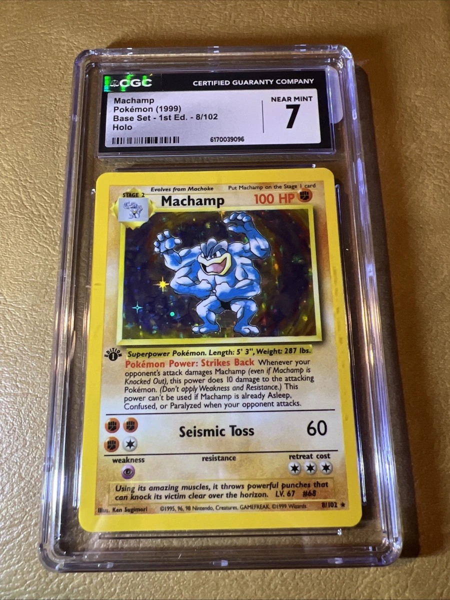 Pokémon TCG Base Set Grade 7 English Collectible Individual Card