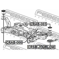 Febest Lagerung AchsköRper Hinten FüR Chrysler Sebring Cabriolet JS Dodge